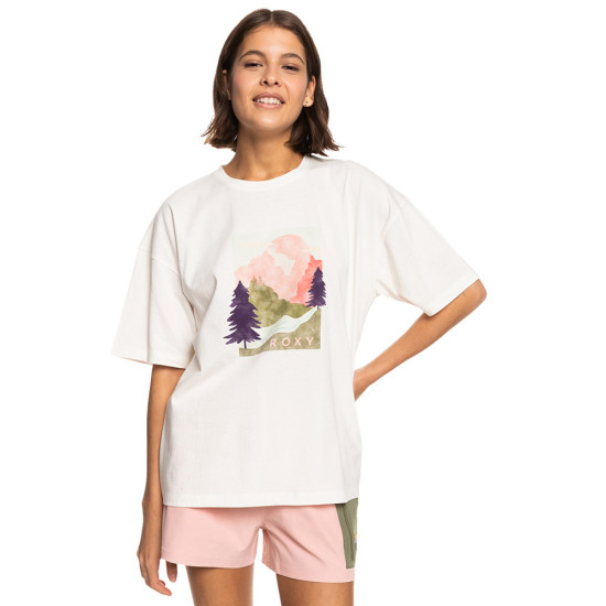 Roxy Γυναικεία κοντομάνικη μπλούζα Mister Moonlight - Workout T-Shirt for Women